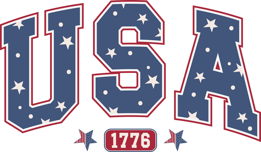 USA 1776 DTF Design - Ready to Press V2 | DTF Dallas