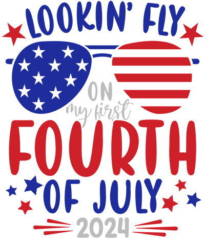 My First 4th of July DTF Design Ready Press V1 | DTF Dallas - DTF Dallas 