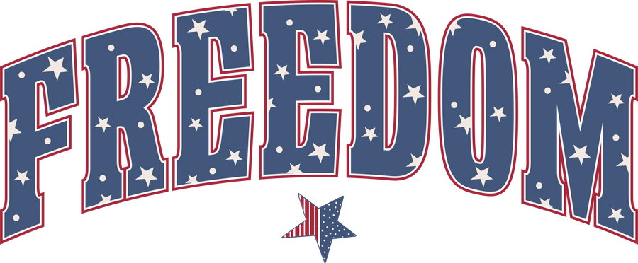 4th Of July Freedom Design - DTF Ready To Press