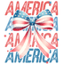 Cute American Girl Design - DTF Ready To Press