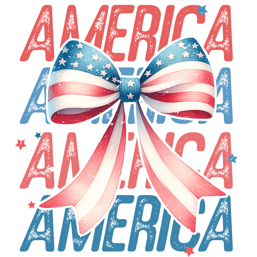 Cute American Girl Design - DTF Ready To Press