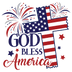 God Bless America Design DTF-Ready Press (V4) | DTF Dallas