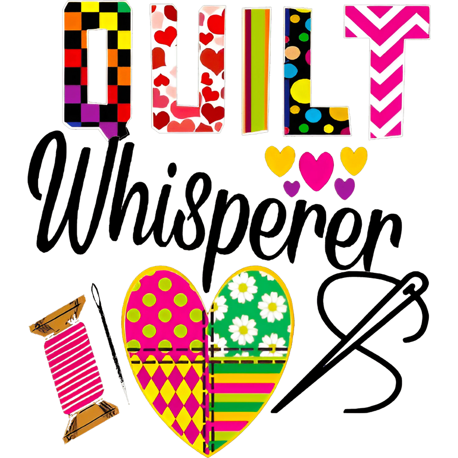 Quilt Whisperer Design - DTF Ready To Press