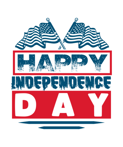 Happy Independence Day Design - DTF Ready To Press - DTF Dallas 