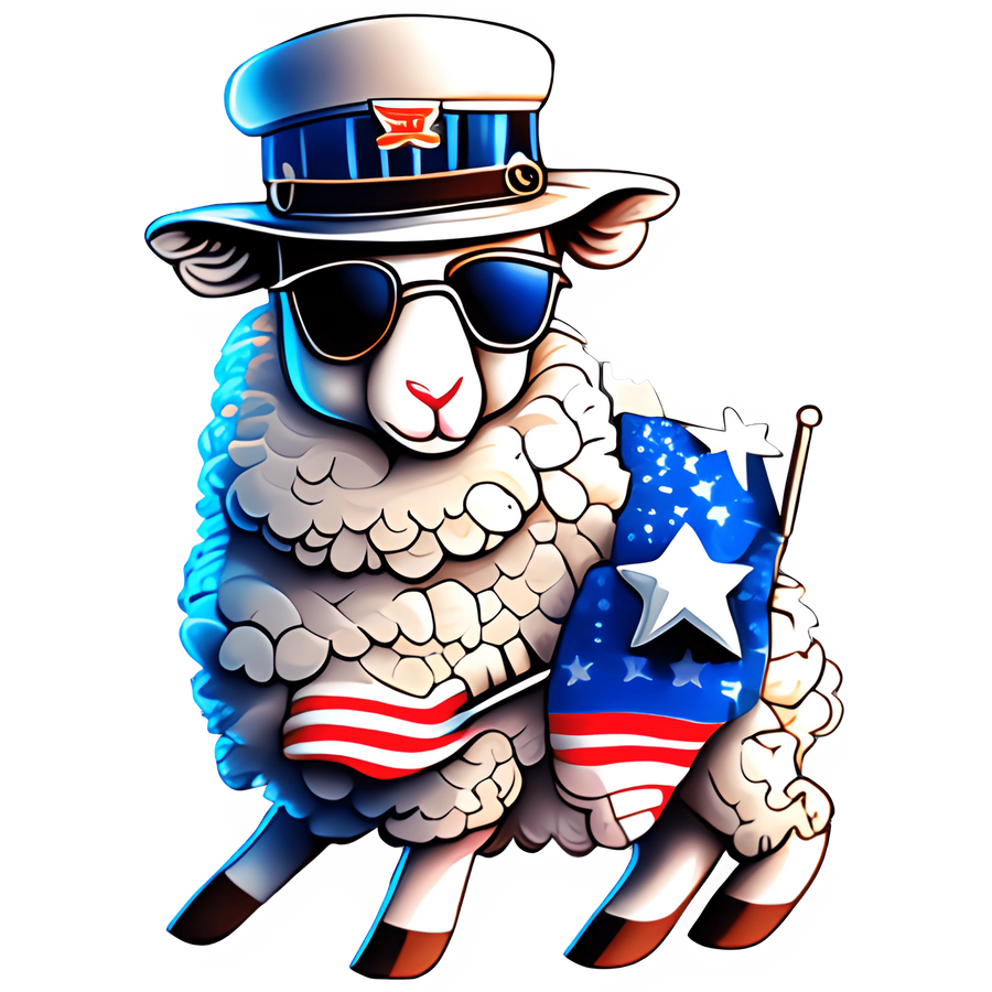 4th Of July Animal Design - DTF Ready To Press