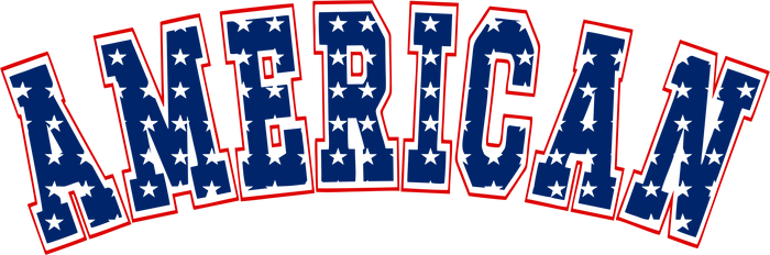 American Design pressed on a garment