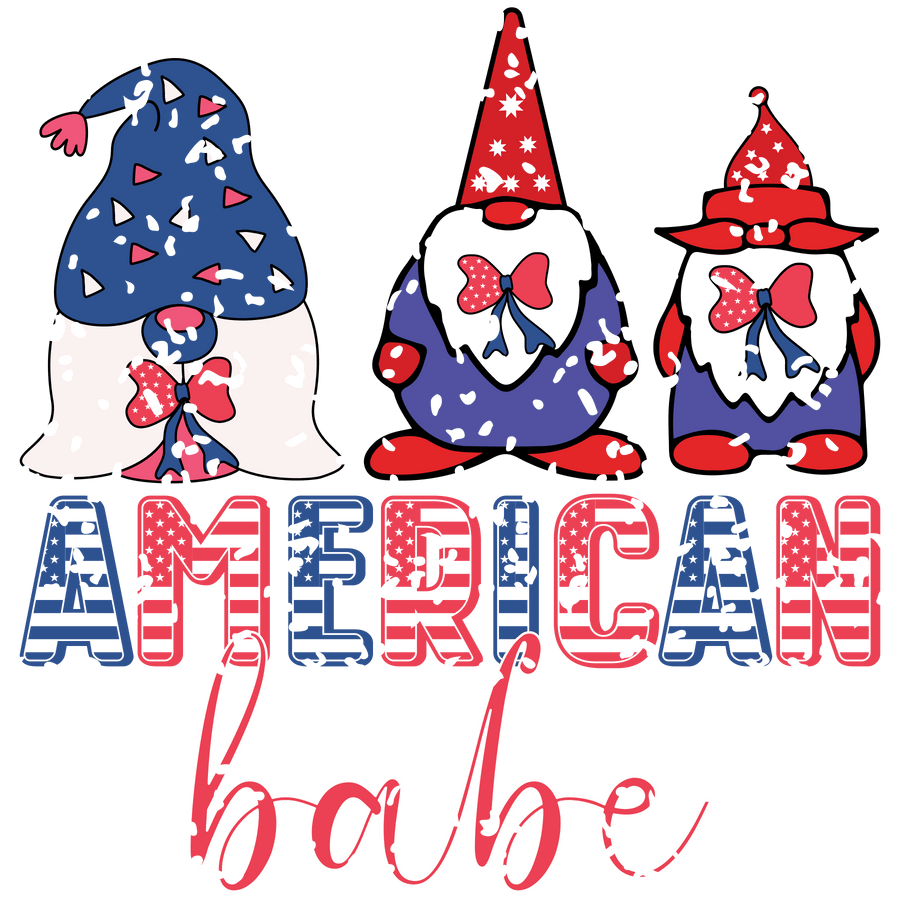 American Babe Design DTF - Ready to Press V2 | DTF Dallas