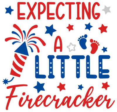 Expecting a Little Firecracker 4th of July | DTF Dallas - DTF Dallas 