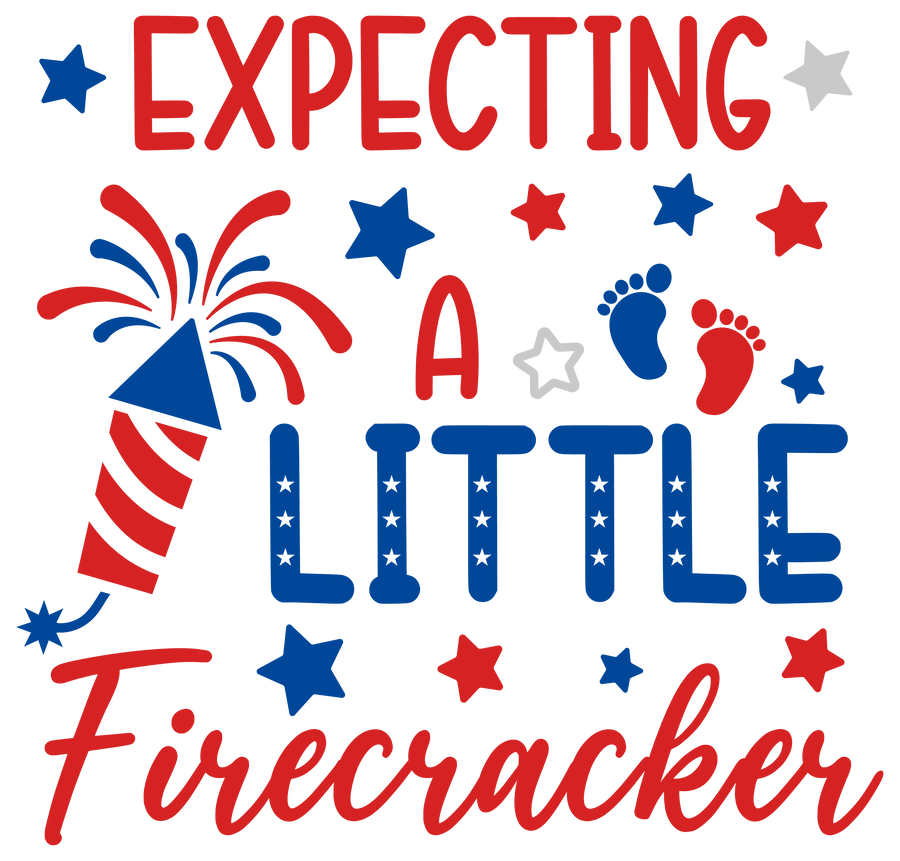 Expecting a Little Firecracker 4th of July | DTF Dallas