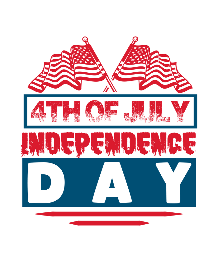 4th of July Independence Day Design pressed on a garment