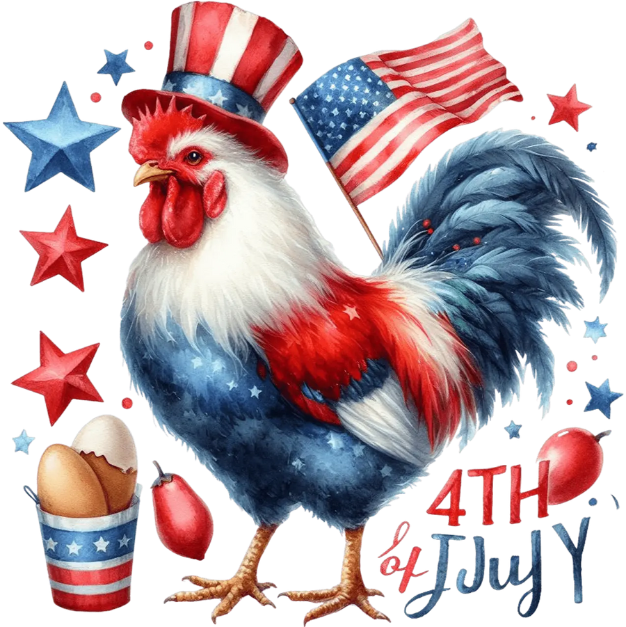 Happy 4th of July Design DTF-Ready Press (V3) | DTF Dallas