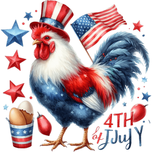 Happy 4th of July Design DTF-Ready Press (V3) | DTF Dallas