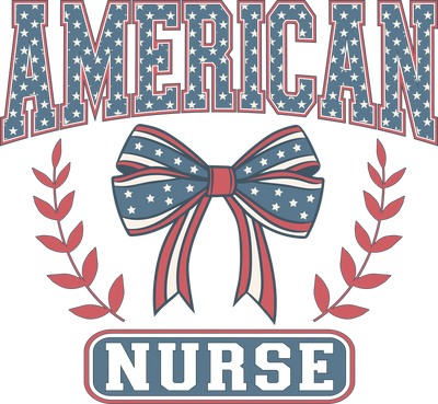 American Nurse Design DTF-Ready to Press (V1) | DTF Dallas - DTF Dallas 