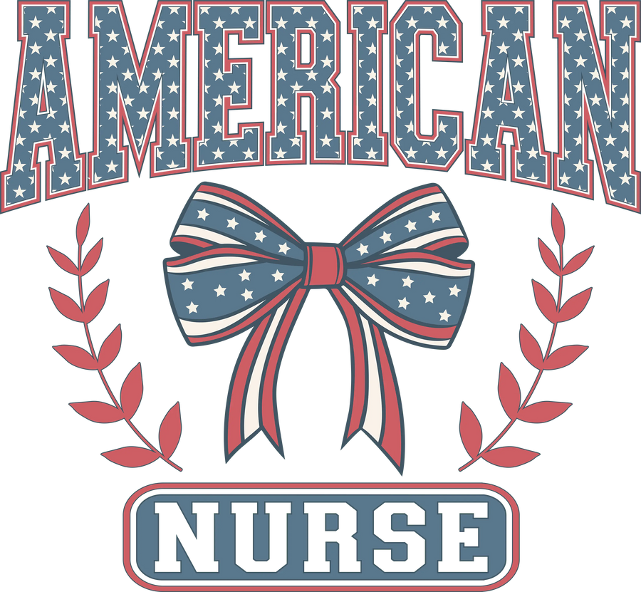 American Nurse Design DTF-Ready to Press (V1) | DTF Dallas