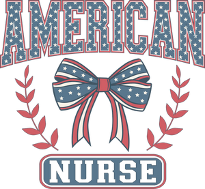 American Nurse Design DTF-Ready to Press (V1) | DTF Dallas