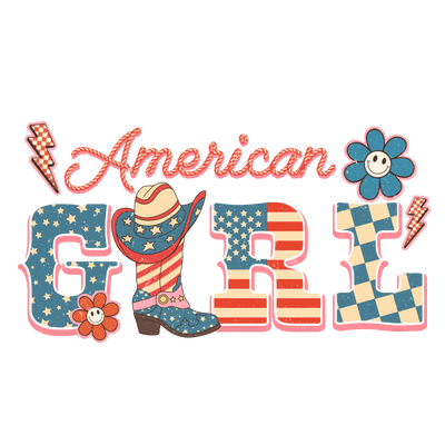 American Girl Design - DTF Ready To Press - DTF Dallas 