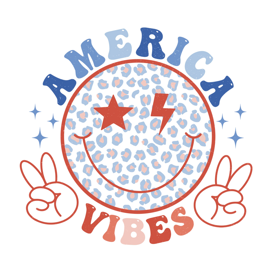 America Vibes Design DTF-Ready to Press | DTF Dallas