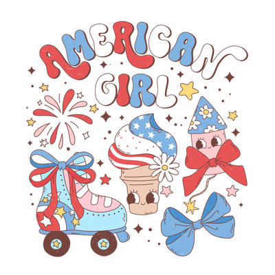 American Girl Design DTF - Ready to Press | DTF Dallas - DTF Dallas 