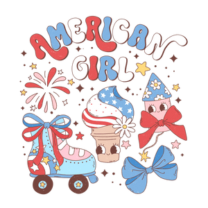American Girl Design DTF - Ready to Press | DTF Dallas