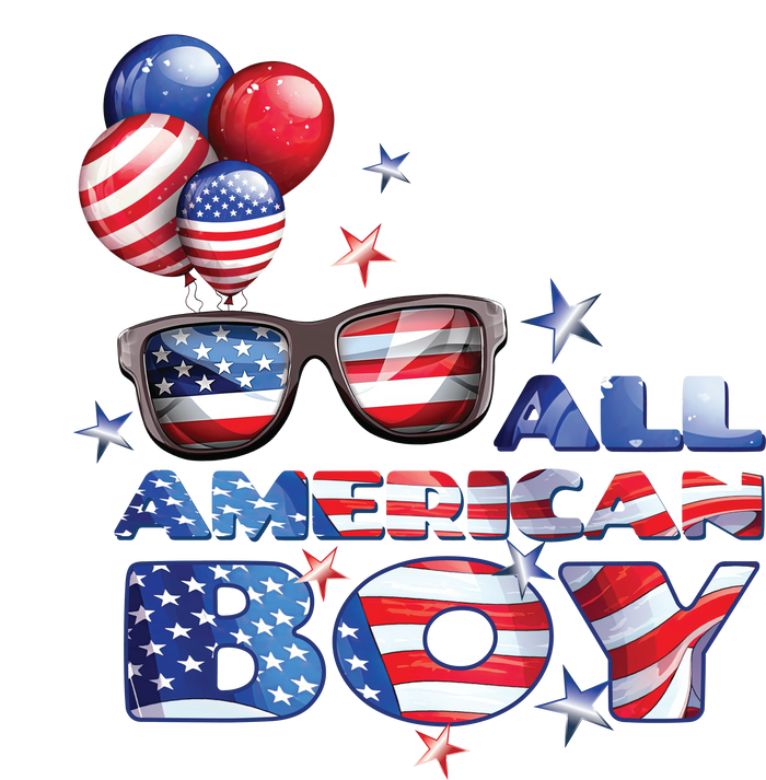 All American Boy Design pressed on a garment