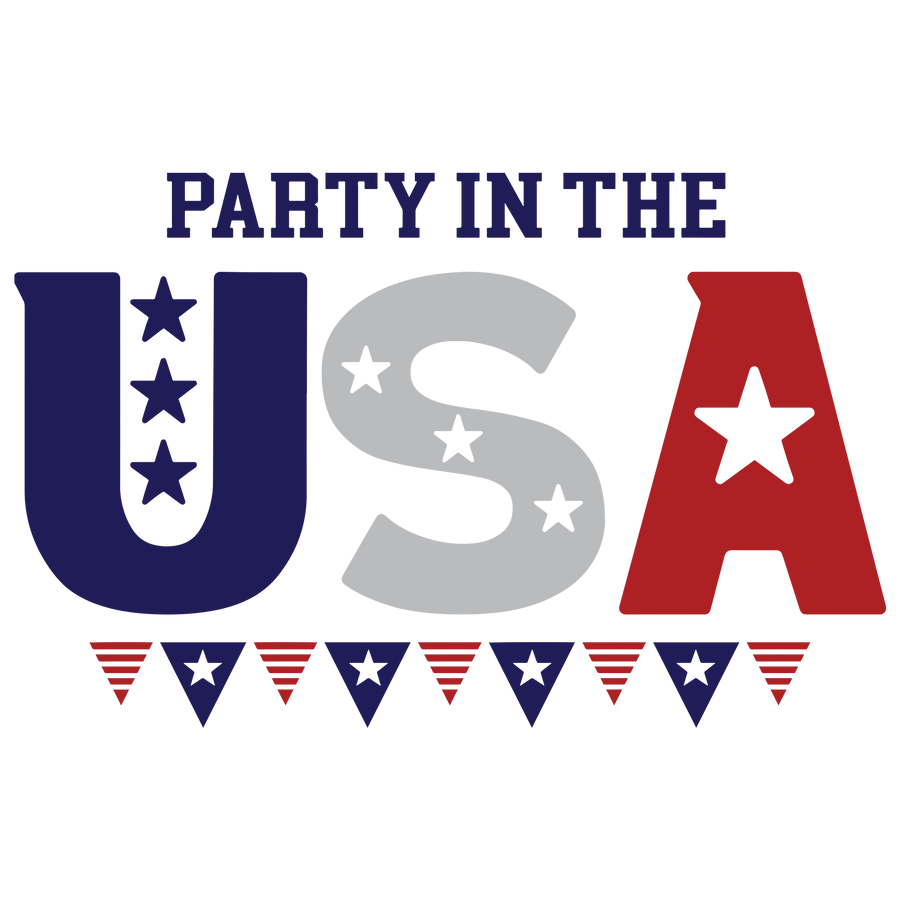 Party in the USA DTF Design - Ready to Press V1 | DTF Dallas