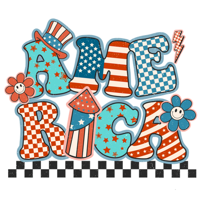 4th of July America Design DTF Ready Press | DTF Dallas - DTF Dallas 