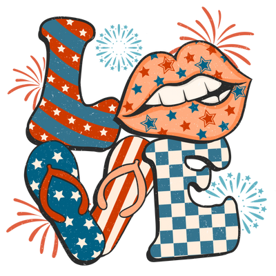 Happy 4th of July Design DTF-Ready Press (V1) | DTF Dallas - DTF Dallas 