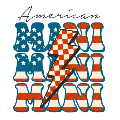 4th Of July American Mini Design - DTF Ready To Press - DTF Dallas 