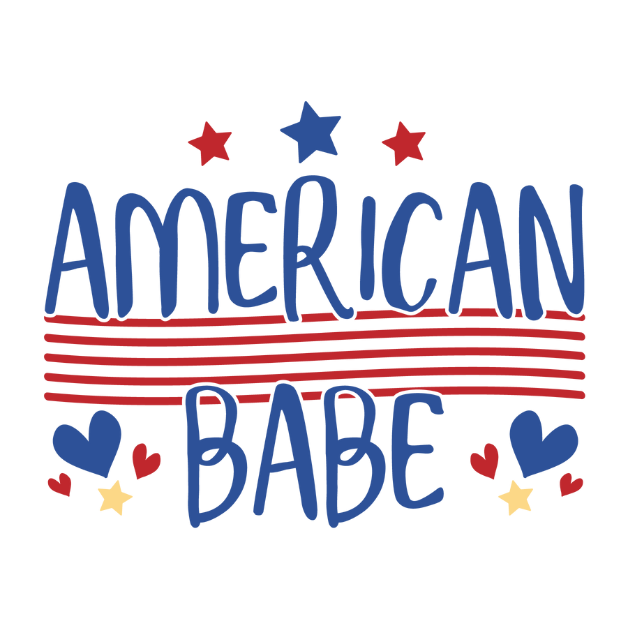 American Babe Design DTF - Ready to Press (V1) | DTF Dallas