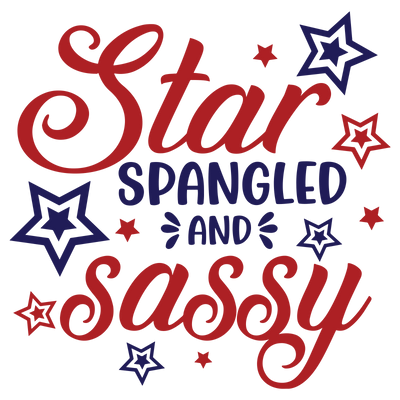 Star Spangled and Sassy 4th of July Design | DTF Dallas - DTF Dallas 