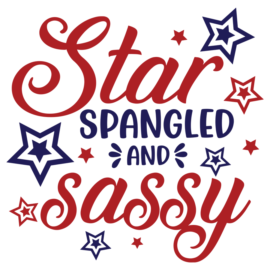 Star Spangled and Sassy 4th of July Design | DTF Dallas