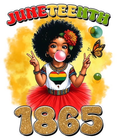 Juneteenth Kids Design - DTF Ready To Press - DTF Dallas 