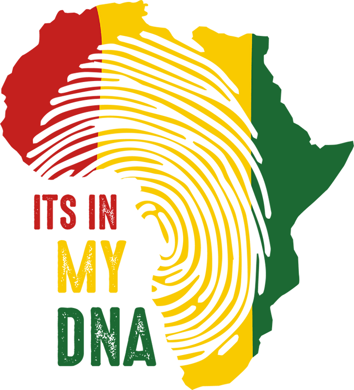 It's My DNA Juneteenth Design pressed on a garment