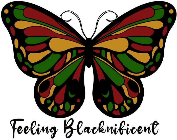 Feeling Blacknificent Juneteenth Design pressed on a garment