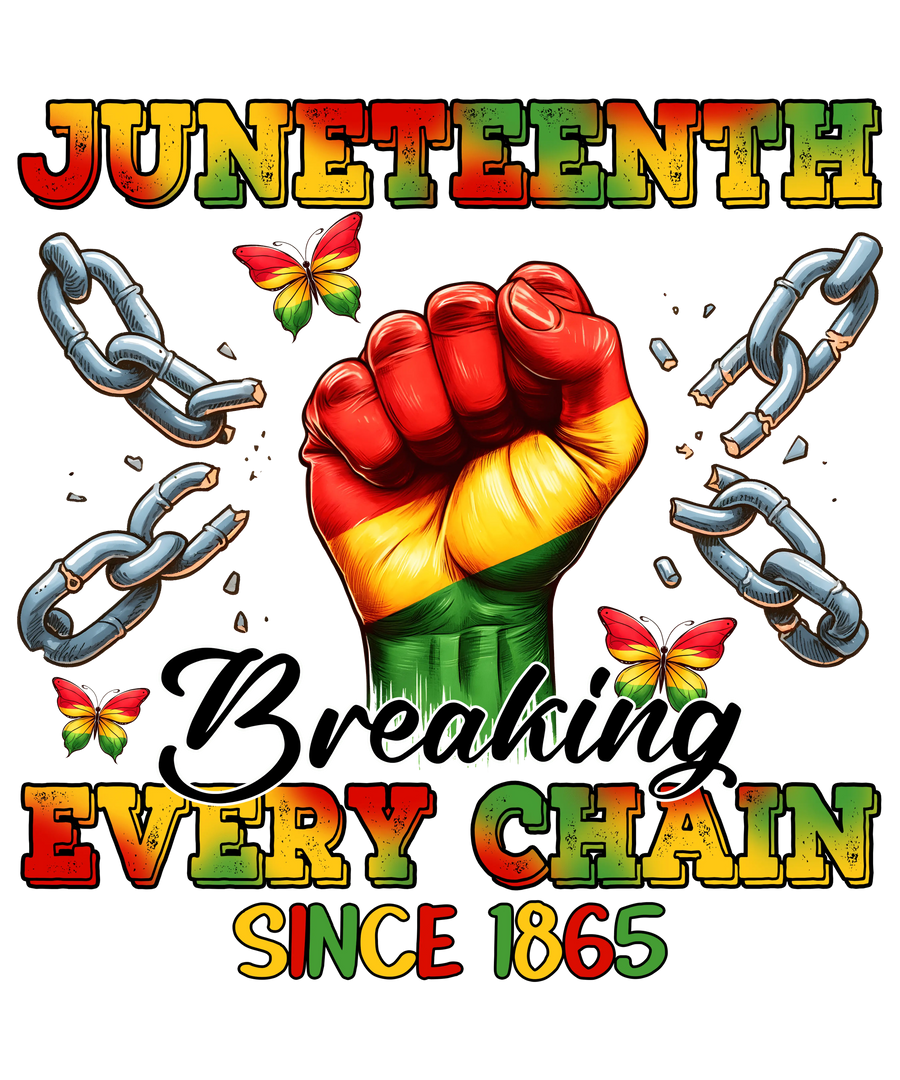Juneteenth Breaking Every Chain Since 1865 | DTF Dallas