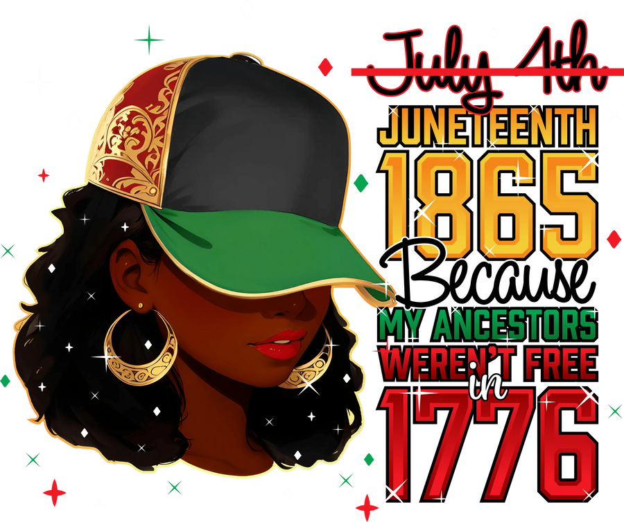 Cool Juneteenth Celebrating Design | DTF Dallas