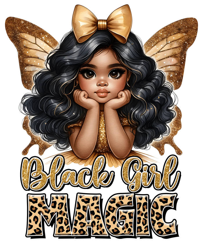Black Girl Magic Juneteenth Design pressed on a garment