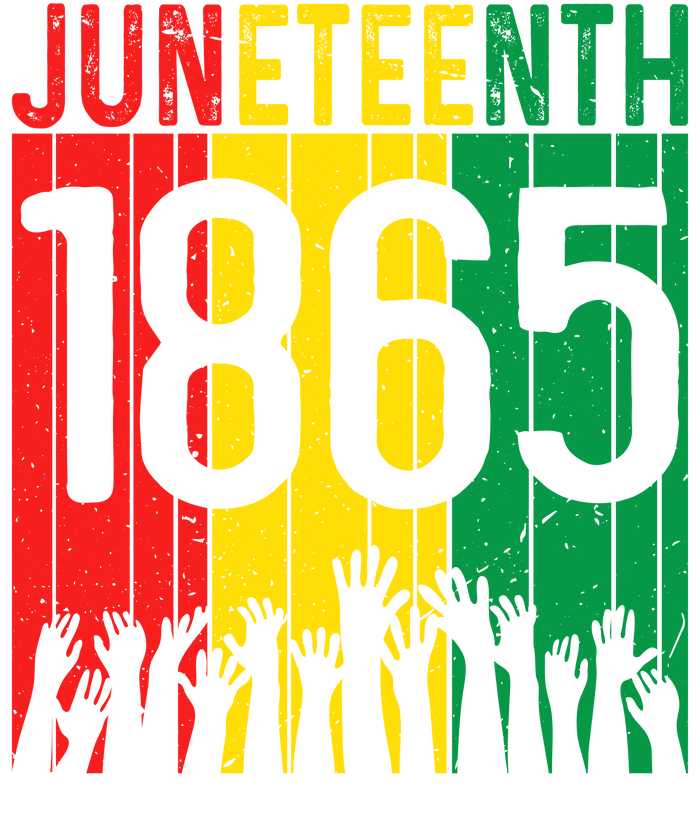Vintage Juneteenth Design pressed on a garment