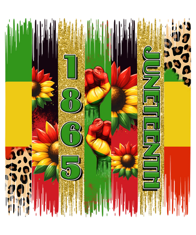 1865 Juneteenth Design DTF - Ready to Press V3 | DTF Dallas - DTF Dallas 