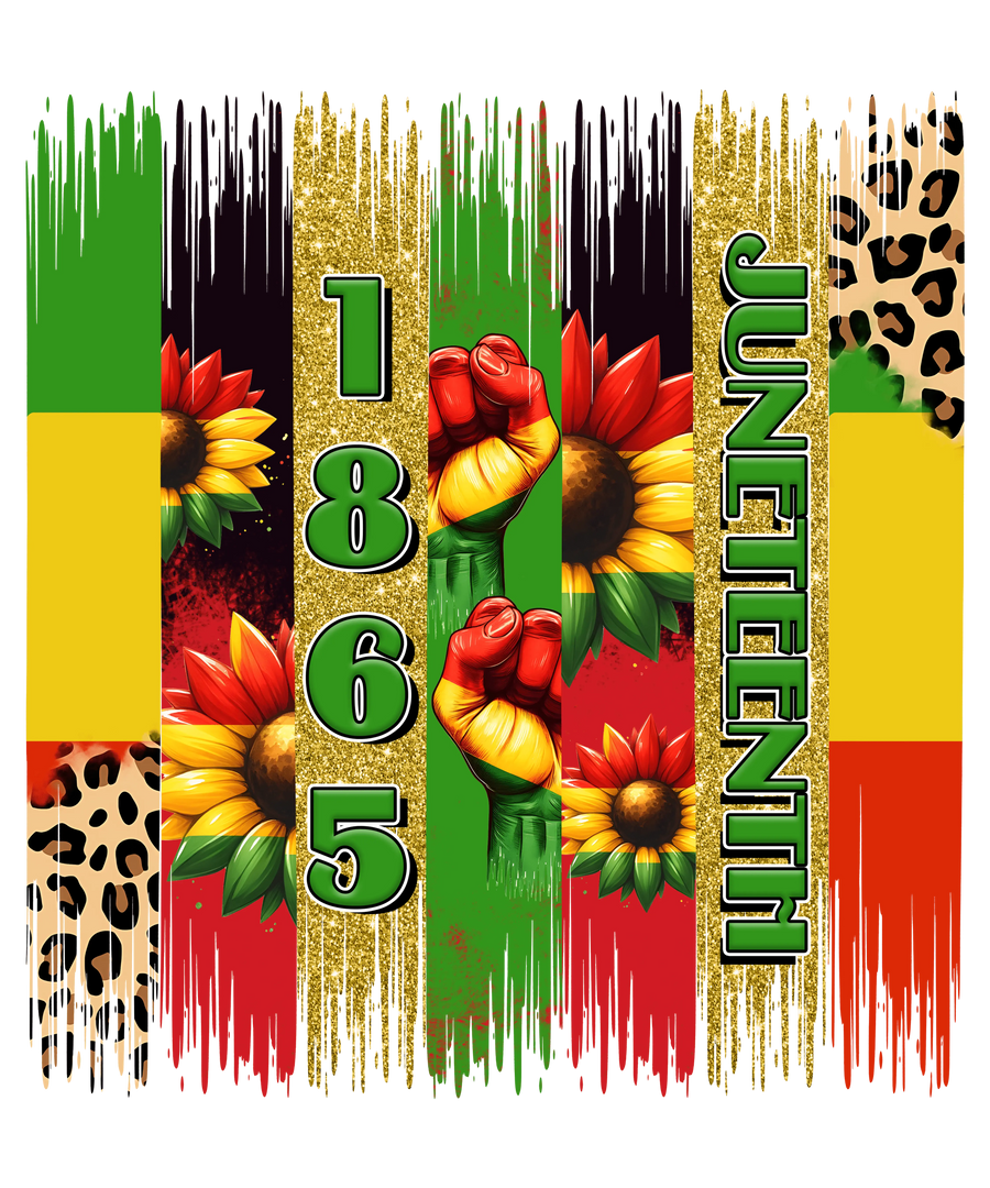 1865 Juneteenth Design DTF - Ready to Press V3 | DTF Dallas