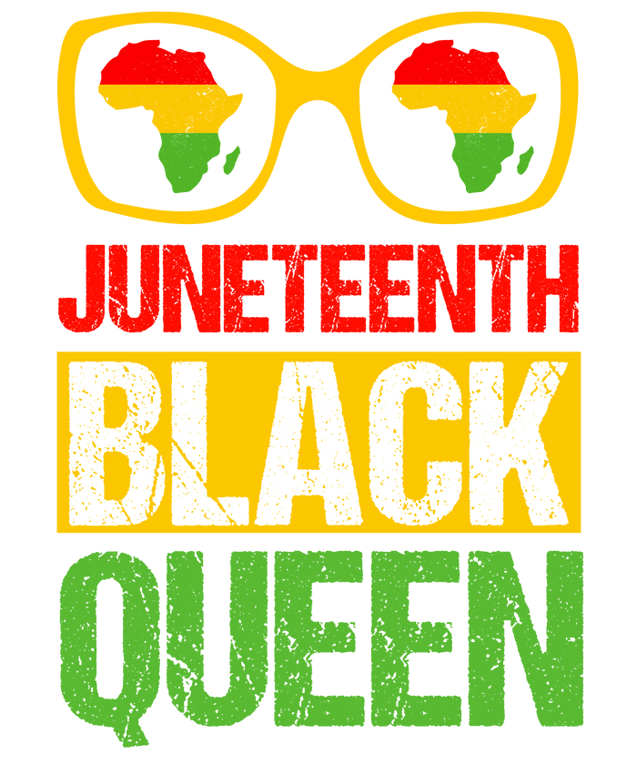 Juneteenth Black Queen Design pressed on a garment