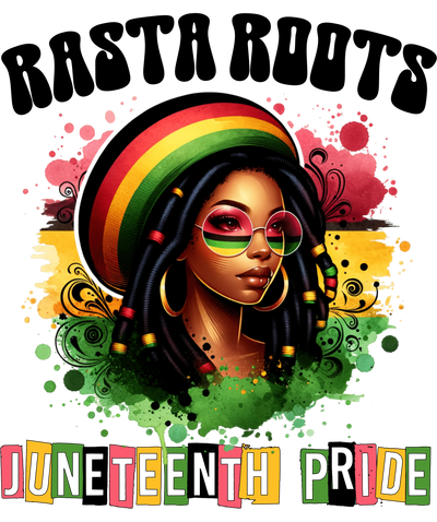 Rasta Rooods Juneteenth Pride Design | DTF Dallas - DTF Dallas 