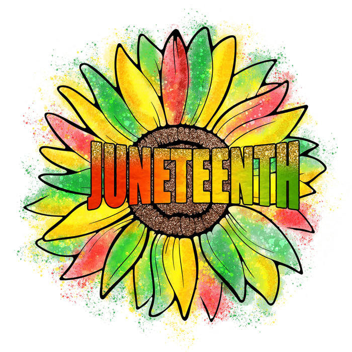 Cute Juneteenth Design pressed on a garment