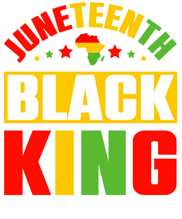 Juneteenth Black King Design pressed on a garment