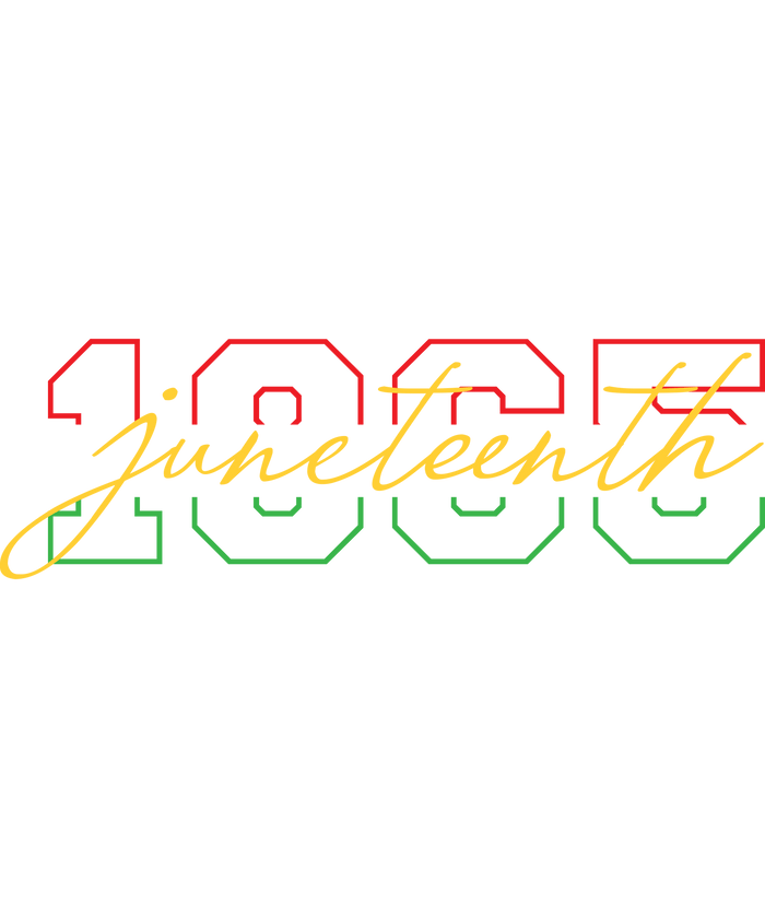 Juneteenth Day Design pressed on a garment
