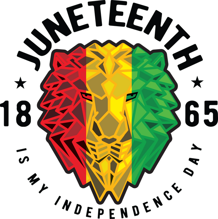 Juneteenth Is My Independence Day Design pressed on a garment