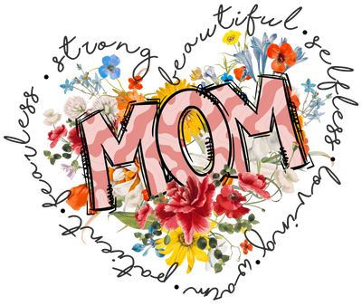 Floral Mother's Day Design DTF-Ready Press (V1) | DTF Dallas - DTF Dallas 