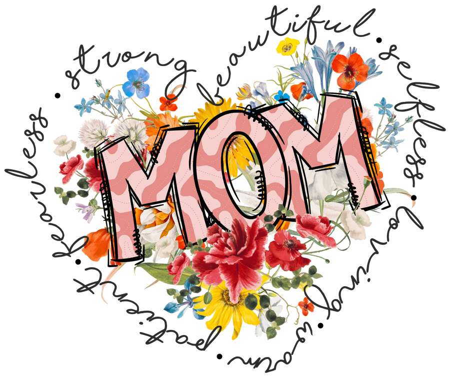 Floral Mother's Day Design DTF-Ready Press (V1) | DTF Dallas