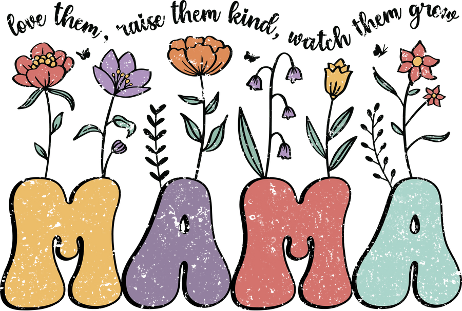 Cute Mother's Day Design DTF-Ready to Press V5 | DTF Dallas