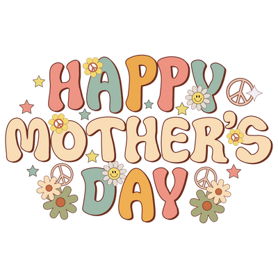 Vintage Happy Mother's Day Design | DTF Dallas - DTF Dallas 